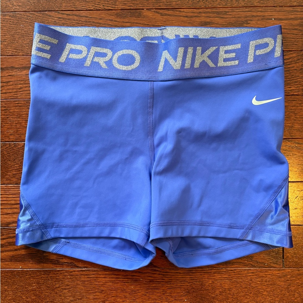 Nike Pro Dri-FIT Periwinkle blue Shorts